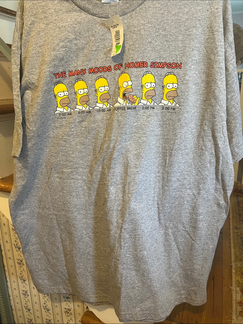 Simpsons gray Homer t shirt